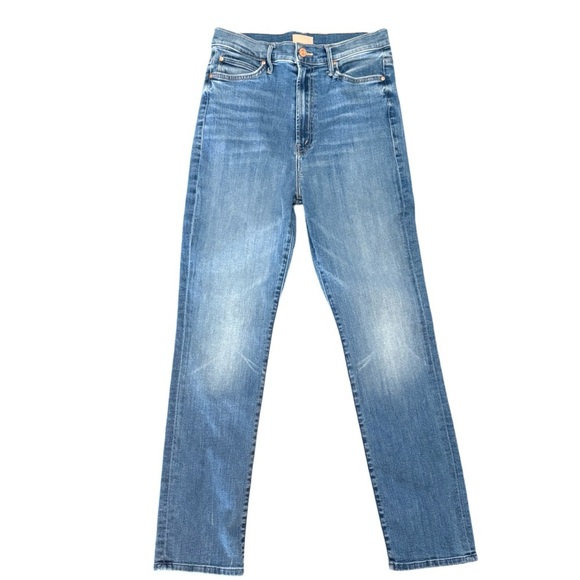 MOTHER The Swooner Rascal Hover Straight Leg Denim Jeans in Healing Jar Size 28 - Picture 4 of 14